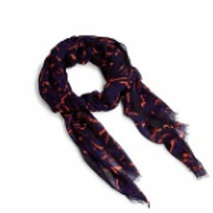 New VERA BRADLEY Basket Weave Scarf Coral Floral NWT With Tags Originally $48